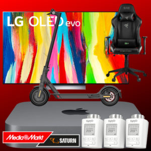 MediaMarkt LNS | nur bis 9 Uhr 🔴 z.B. 3x smarter AVM FRITZ!DECT 301 Heizkörperregler für 111€ oder Xiaomi Mi Scooter 1S für 389€ (Late Night Shopping))