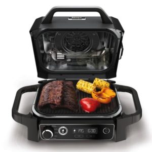 Ninja Woodfire - Elektrogrill mit Smoker und Heißluftfritteuse