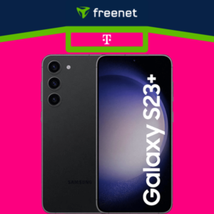 ⭐️ Samsung Galaxy S23 Plus (256GB) für 179€ + 38GB Telekom LTE Allnet für 39,99€ mtl. + 50€ Wechselbonus (freenet green Telekom LTE bei MediaMarkt)