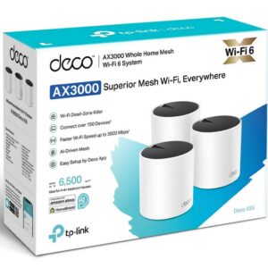 TP-Link Deco X55 AX3000 Mesh WiFi 6 System (3er Pack) je 155€ (statt 183,15€)