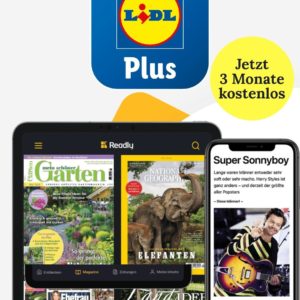 Readly 3 Monate kostenlos mit der LIDL Plus App