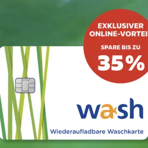 Total Wash Waschkarte: Bis zu 35% Onlinevorteil