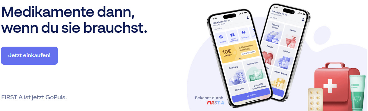 GoPuls online Medikamente einkaufen