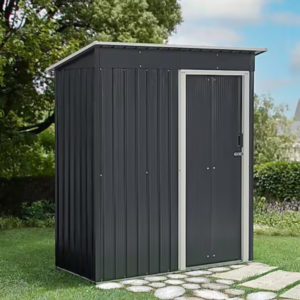 Juskys Metall Gerätehaus S - 1,4 m² anthrazit für 152,94€ (statt 185€)