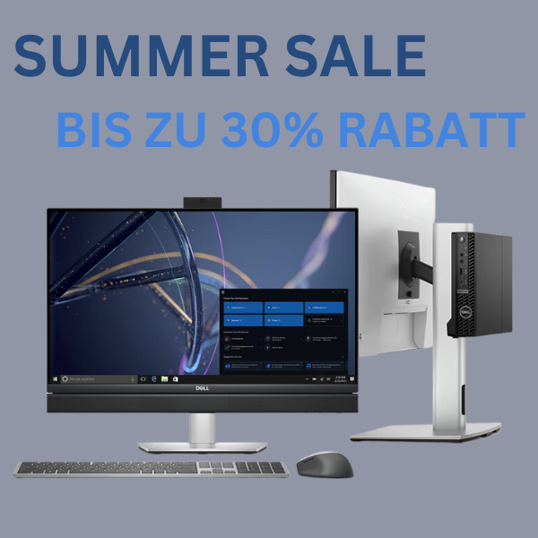 Dell Summer Sale: bis zu 30% auf Laptops, Monitore, PC-Zubehör uvm.