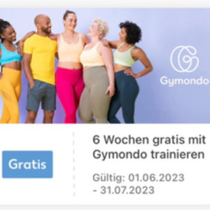 6 Wochen gratis bei Gymondo trainieren mit Kaufland App