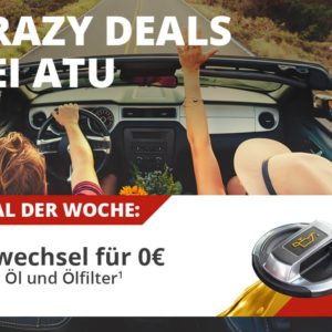 ATU Öl-Wechsel-Service für 0€ (bei Kauf des Fassöls und Ölfilters bei ATU)