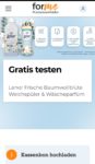 Gratis testen: Lenor frische Baumwollblüte Weichspüler und Wäscheparfum