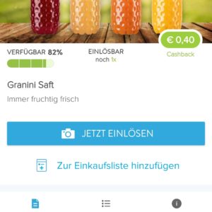 Granini Saft für 0,89 € bei Rewe