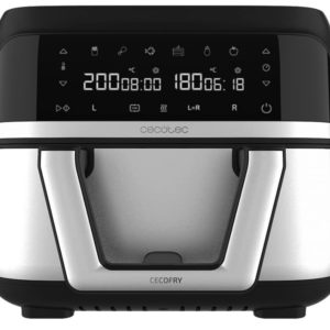 Stark! 🚀 Cecotec Heißluftfritteuse Cecofry Dual 9000 für 81,90€! 🫨 Satte 9L Fassungsvermögen, optional teilbar in ZWEI getrennt steuerbare Kammern! 🤩