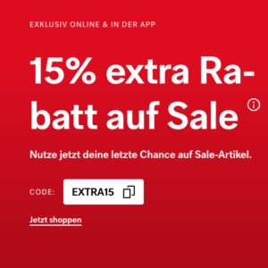 👗 C&A: 15% Extra Rabatt auf reduzierte Artikel