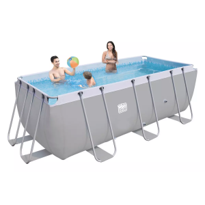 Happy People Stahlrahmenpool-Set (400 x 207 x 122cm) für 308,99€ (statt 409€)