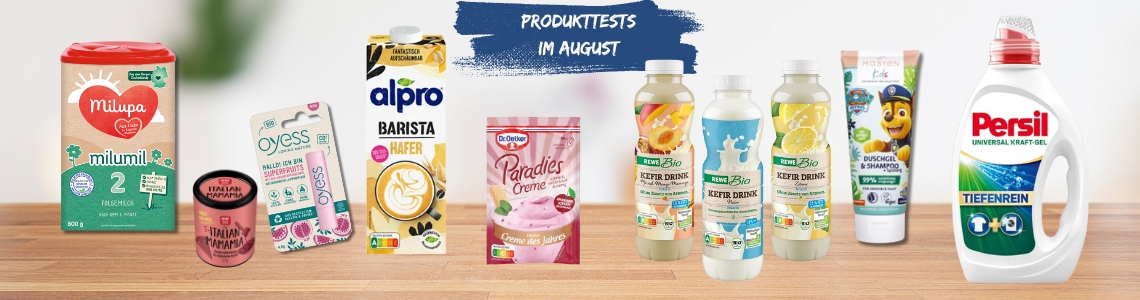 Produkttests im August