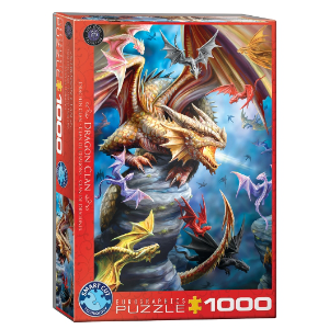 Puzzle EuroGraphics Drachen Clan von Ann Stokes für 6,99€ (statt 15€)