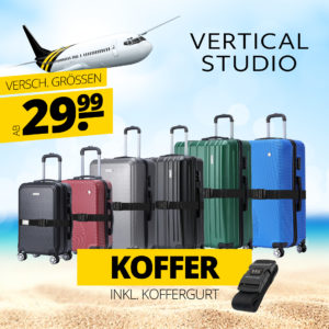 Neue Designs verfügbar 🧳 Koffer inkl. Koffergurt ab 33,94€ | 3-er Set für nur 99,99€
