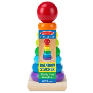 Melissa &amp; Doug Regenbogen Ring-Pyramide