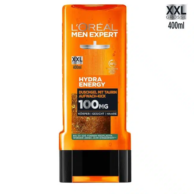 L'ORÉAL PARIS MEN EXPERT Duschgel Hydra Energy 2x 400 ml für 4,27€ (statt 5,92€)