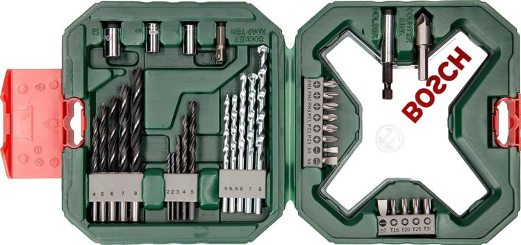 34-tlg. Schrauber- & Bohrer-Set Bosch X-Line Classic