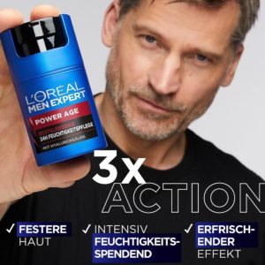 🚀 MEGA! L'ORÉAL PARIS MEN EXPERT Gesichtscreme Power Age 100 ml für 11,30€ (statt 23,90€) 🎁