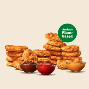 Jede Woche 1 neuer Burger King-Coupon aktuell: 20 King Nuggets für 4,99€ (statt 10€)