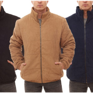 Sodio Herren Übergangs-Jacke weiche Cord-Jacke aus nachhaltiger Baumwolle für 19,99€
