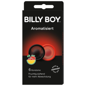 🌞 2x 6er Billy Boy Aromatisiert, rote und schwarze Kondome mit fruchtigem Duft, ab 4,36€ (statt 9€) - nur 0,36€ pro Stück!