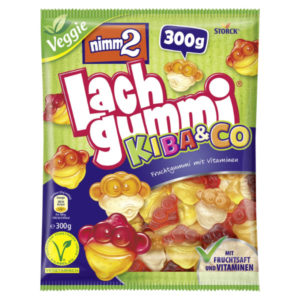 😋 nimm2 Lachgummi Kiba & Co. – 1 x 300g – Vegetarisches Fruchtgummi für nur 0,89€ (statt 1,18€)