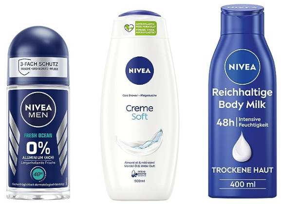 Nivea Deoroller und Duschgel