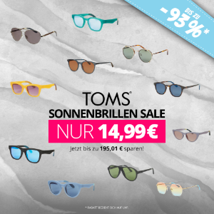 SportSpar: Toms Sonnenbrillen für 14,99€ zzgl. Versand