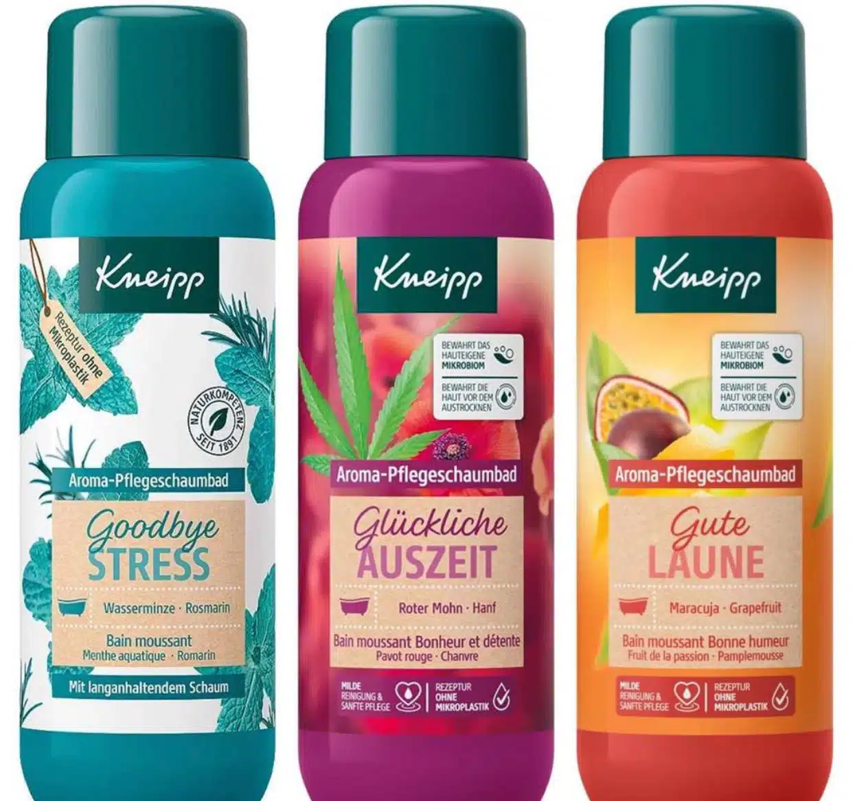 Kneipp Aroma-Pflegeschaumbad 400 ml für 2,66€ (statt 3,55€) - verschiedene Duftsorten