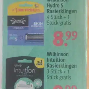 Wilkinson Rasierklingen kaufen - Rasierer gratis dazu (Rossmann)