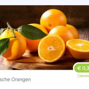 30 Cent Cashback auf frische Orangen mit marktguru