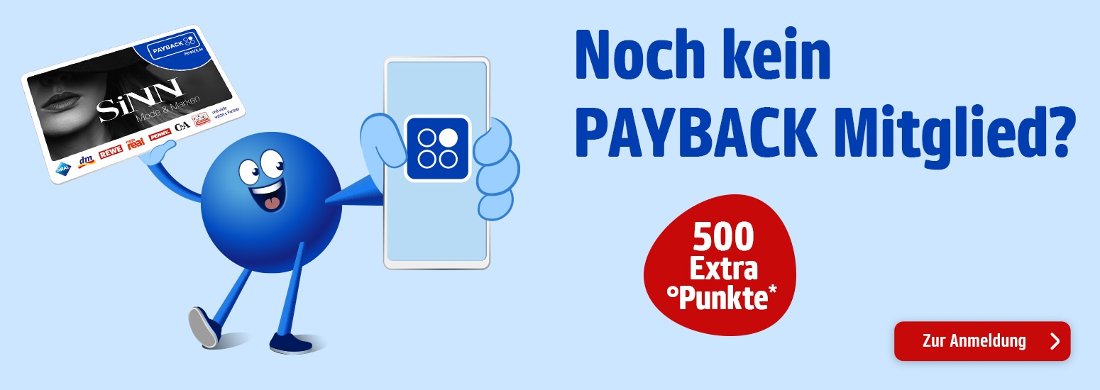 500 ExtraPaybackPunkte für neue "SiNN" PAYBACK Karte