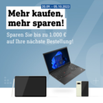 Bechtle: Mehr kaufen, mehr sparen Aktion mit bis zu 1.000€ Rabatt (nur für Gewerbetreibende)
