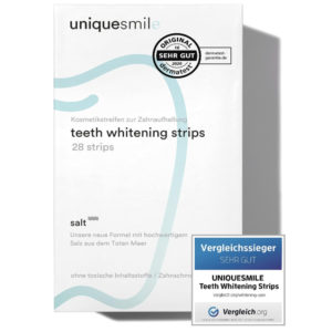 🦷 Uniquesmile Zahnaufhellung Whitening Strips (40 Stück) für 7,98€ (statt 20€)