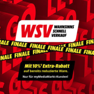 WSV-Finale - 10% Extra Rabatt als myMediaMarkt Kunde