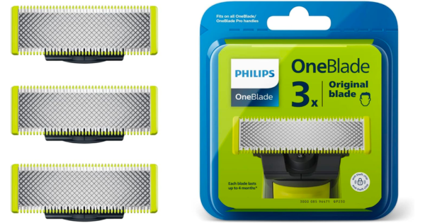 3x Philips Ersatzklingen One Blade für 21,33€ (statt 28€)
