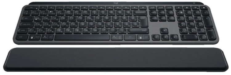 Logitech kabellose Tastatur MX Keys S Plus für Windows PC, Linux, Chrome, Mac