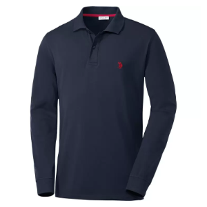 U.S. Polo Assn. Herren-Poloshirt langarm in versch. Farben für 31,59€ (statt 40€) + gratis Nordcap Rucksack