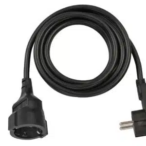 Brennenstuhl Verlängerungskabel mit Winkel-Flachstecker IP20 ,2m schwarz für 3,46€ (statt 10€)