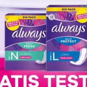Endet: Always Daily Slipeinlagen gratis testen (GzG)