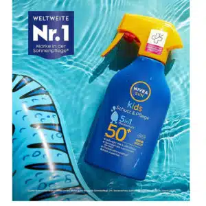 ☀️ Nivea  SUN Kids Schutz & Pflege 5in1 Hautschutz LSF 50+ (250 ml) für 7,52€ (statt 10,95€)