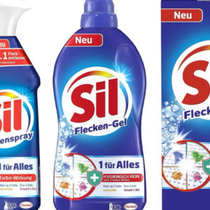 Sil 1 für Alles Fleckenspray, 500 ml ,Flecken-Gel, 1,3 Liter oder Fleckensalz, 500 g für je 2,09€ (statt 3€)