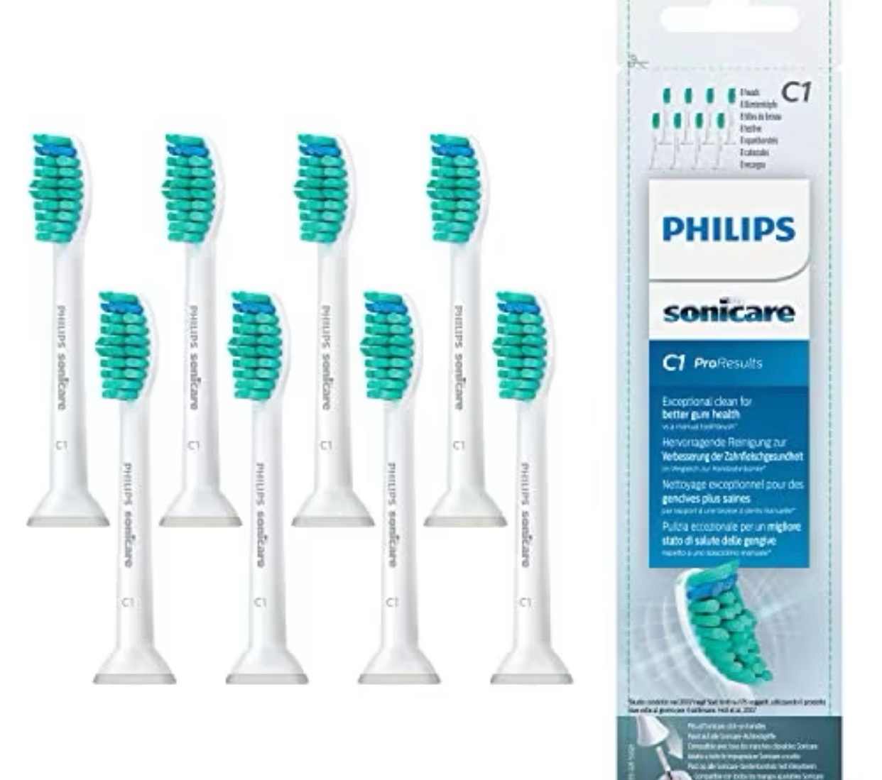 🪥 Philips Sonicare Original ProResults Standard Schallzahnbürstenköpfe - 8er-Pack für 17,99€ (statt 31€)