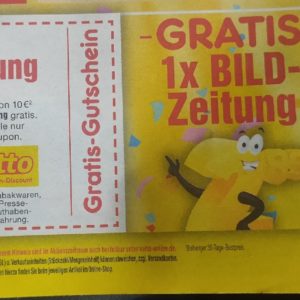 Gratis Bild-Zeitung ab 10€ EW bei Netto (4.-9.9)