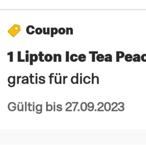 Gratis Lipton Eistee 0,25 l in der Mc Donalds App ( evtl. personalisiert)