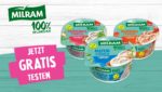 Milram 100% pflanzliche Aufstriche gratis testen