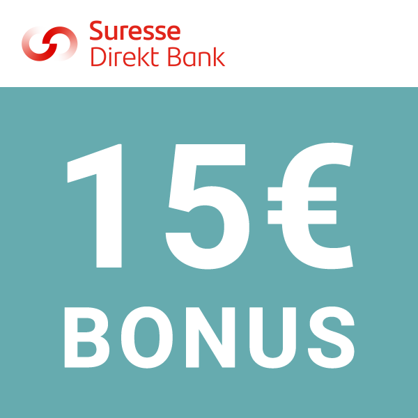 Thumbnail 🏦 Suresse Direkt Bank Tagesgeld + 15€ Bonus + 4,02% Zinsen p.a.
