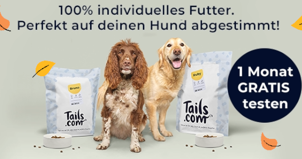 Gratis Hundefutter von Tails