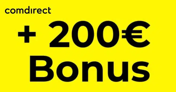 comdirect Depot mit 200€ Bonus! Gab es noch nie! 🤑
